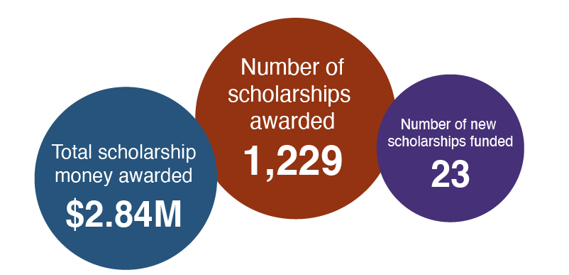 scholarship funding data