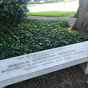 Honorary professor's gravestone
