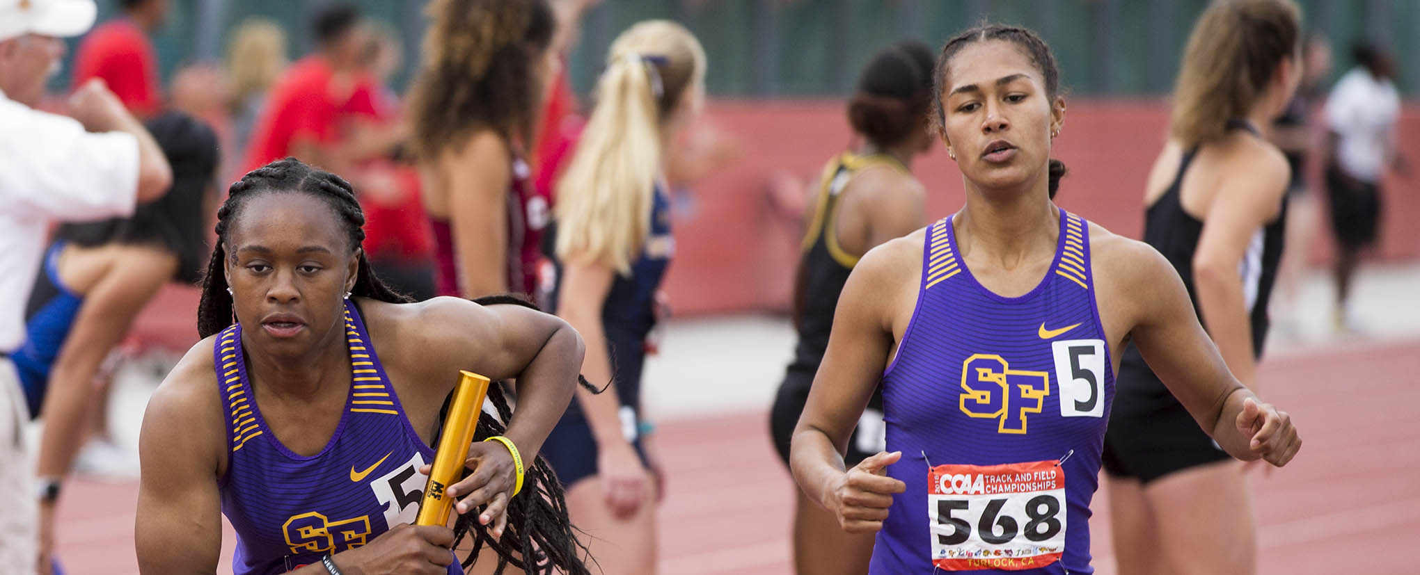 Female SF State Relay Race Runners