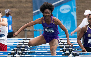 Monisha Lewis in competition