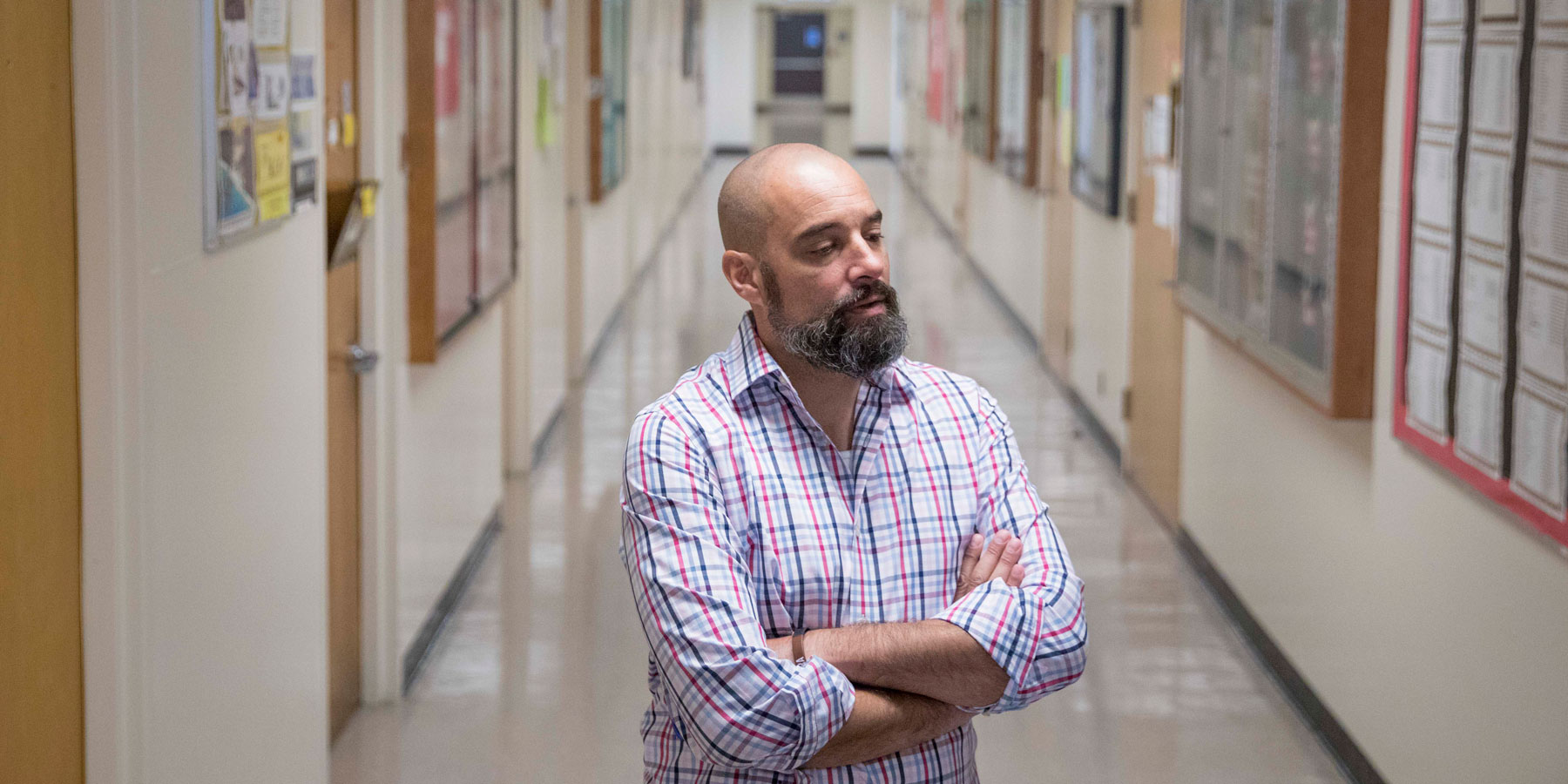 Jeff Duncan-Andrade in Ethnic Studies building