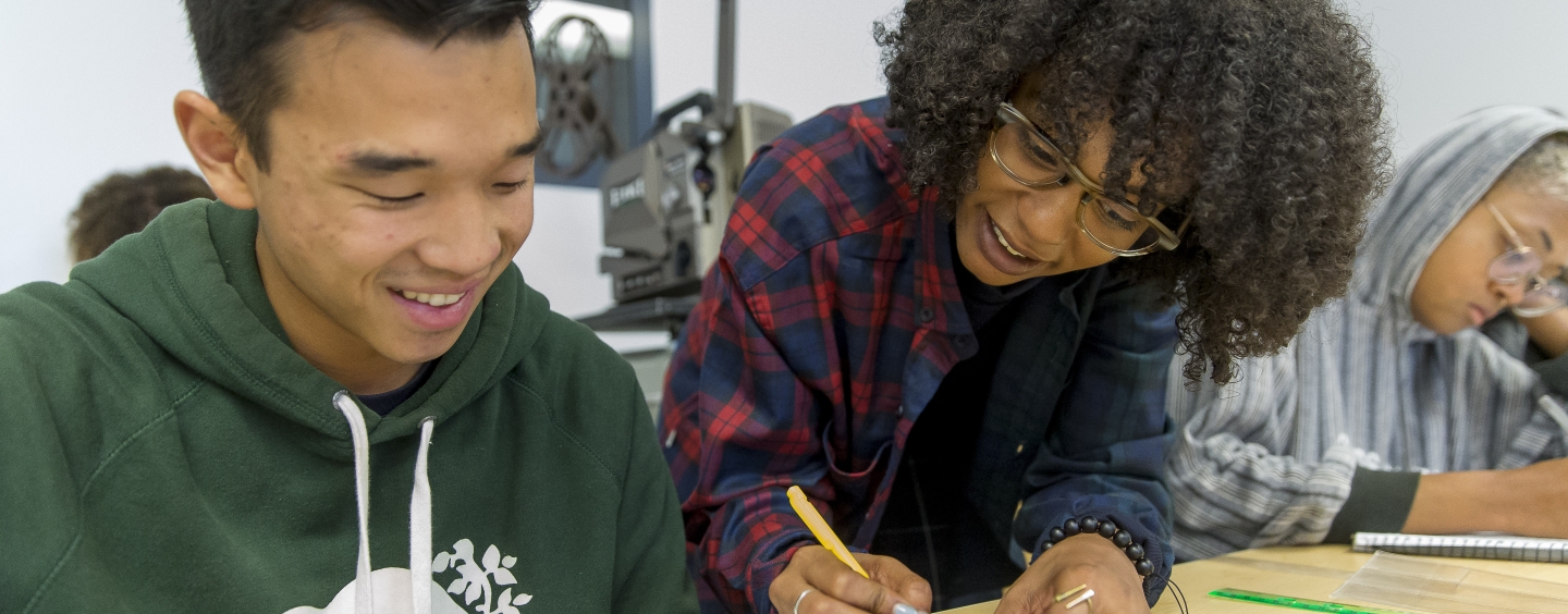 SFSU students writing