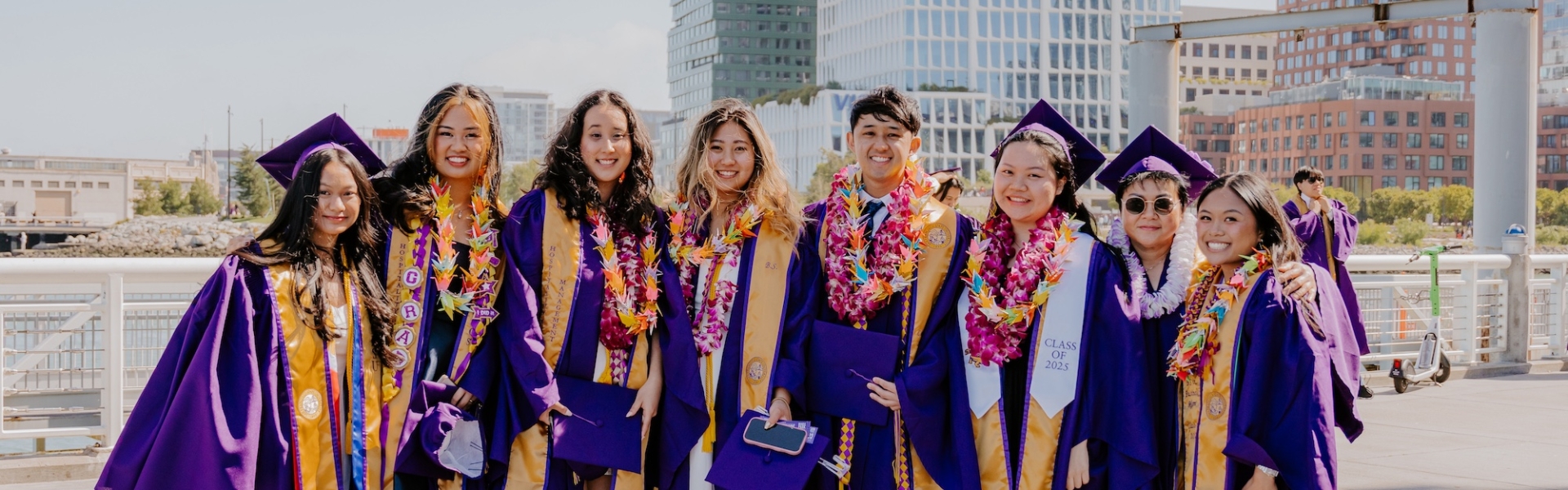 SFSU students at Commencement