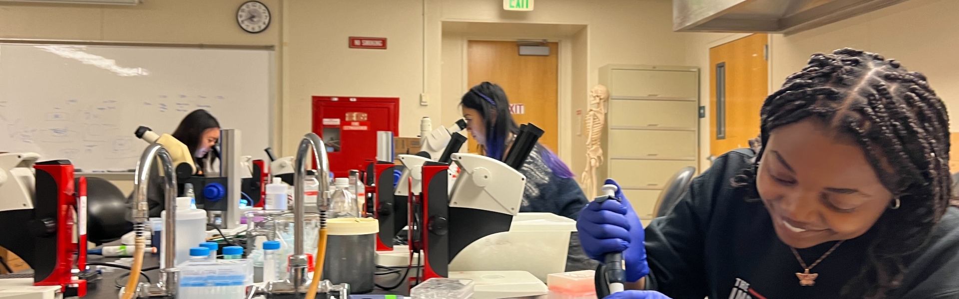 Uzor Awuzi in lab