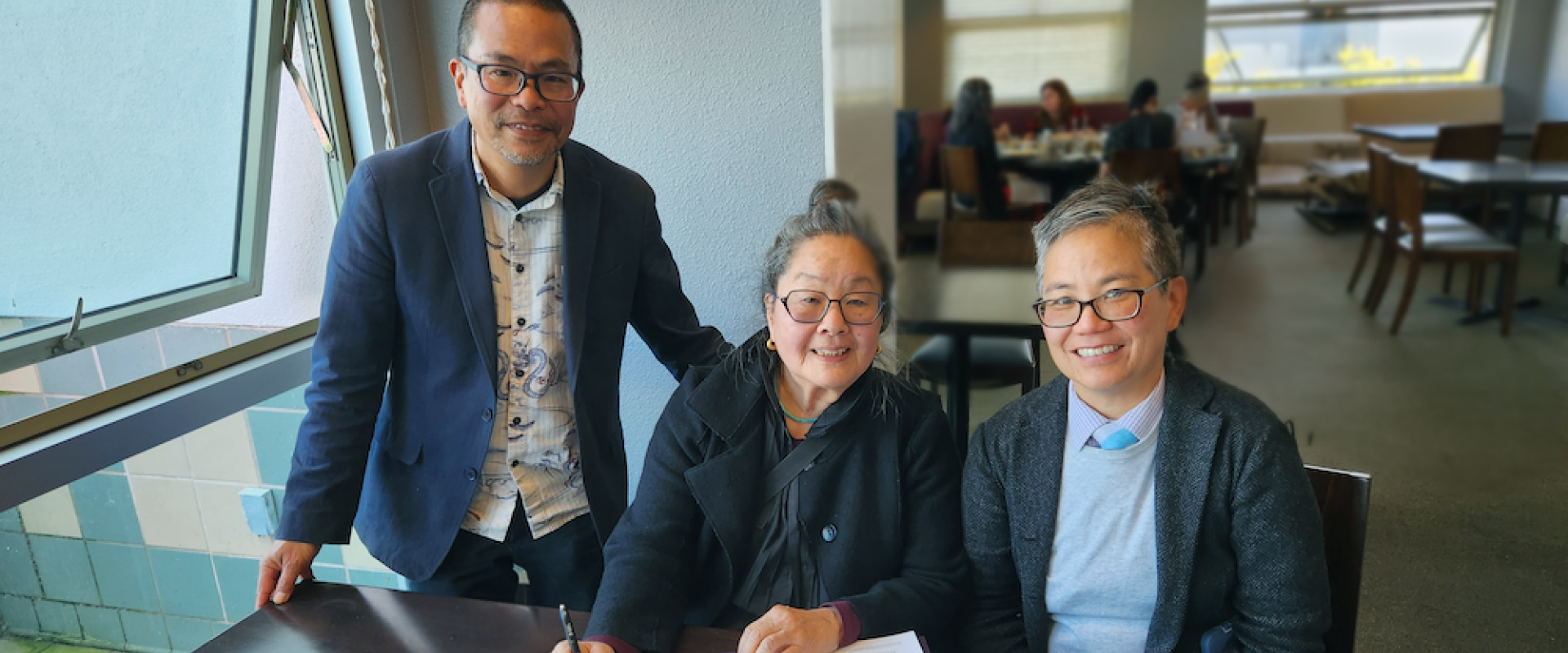 Takahashi donor with provost and professor