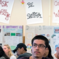 Students in a classroom