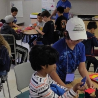 Math Circles classroom with students