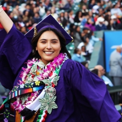 Commencement image of graduating student