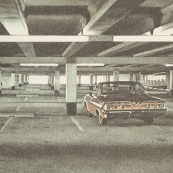 car in garage