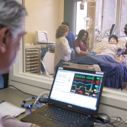 Nurses undergoing training