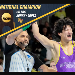 Gator Athletics - Johnny Lopez, wrestling national champion
