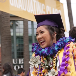 Student graduating