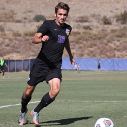 Man playing soccer